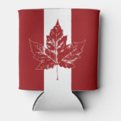 Canada Vlag Koeler Retro Canada Maple Leaf Koeler (Voorkant)