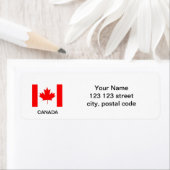 Canada vlag, maak je eigen vlag labels (Insitu)