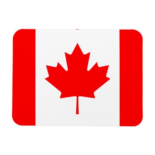 Canada Vlag Maple Leaf O Canada Nation Symbol Icon Magneet (Horizontaal)