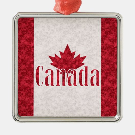 Canada, vlag metalen ornament (Voorkant)