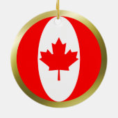Canada Vlag Ornament (Achterkant)