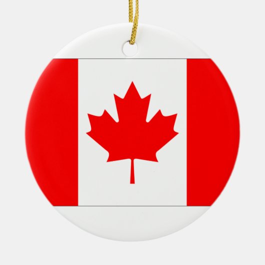 Canada vlag Ornament (Voorkant)