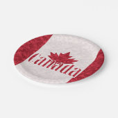 Canada, vlag papieren bordje (Gekanteld)