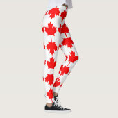 Canada vlag patroon leggings (Rechts)