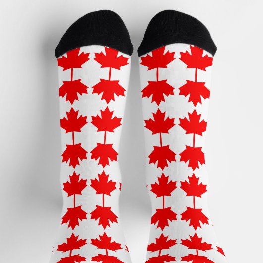 Canada vlag patroon sokken (Top)
