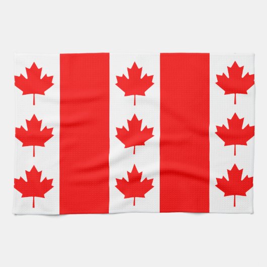Canada vlag Pruwweg Canadees Oh Canada! Nation Theedoek (Horizontaal)