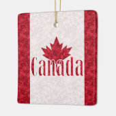 Canada, vlag regen  keramisch ornament (Links)