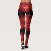 Canada vlag rode snuffelpatroon leggings (Achterkant)