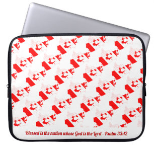 CANADA VLAG  scripts Laptop Sleeve