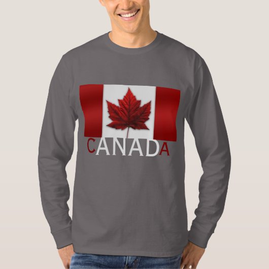 Canada Vlag Shirt Canada Souvenir Shirten & Gift (Voorkant)