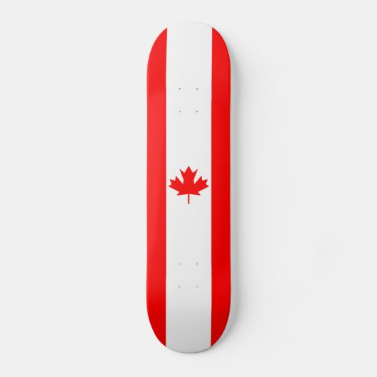 Canada Vlag - Skateboard (Voorkant)