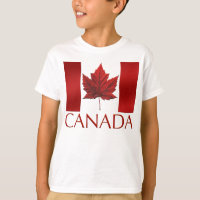 Canada Vlag T-shirt Kind Canada Souvenir Shirt