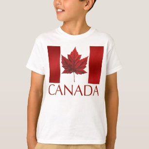 Canada Vlag T-shirt Kind Canada Souvenir Shirt
