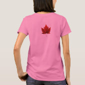 Canada Vlag Tanktop Vrouw Canada Souvenir Shirt (Achterkant)