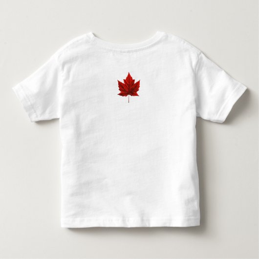 Canada Vlag Toddler / Baby T-shirt Retro Souvenir (Achterkant)