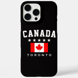 Canada Vlag, TORONTO Stad iPhone 16 Pro Max Hoesje