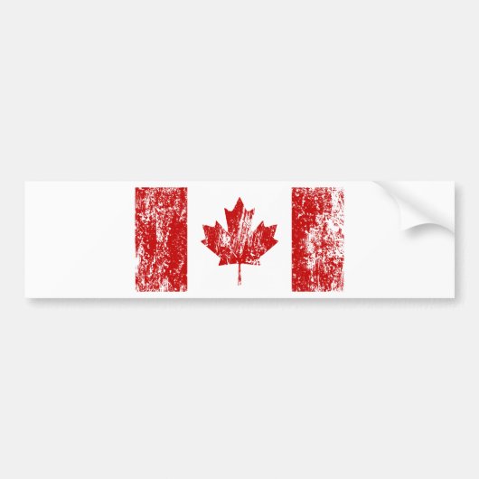 Canada Vlag Trots Bumpersticker (Voorkant)