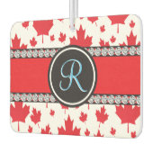 Canada vlag Uniek Abstract begrotingsmonogram Luchtverfrisser (Links)