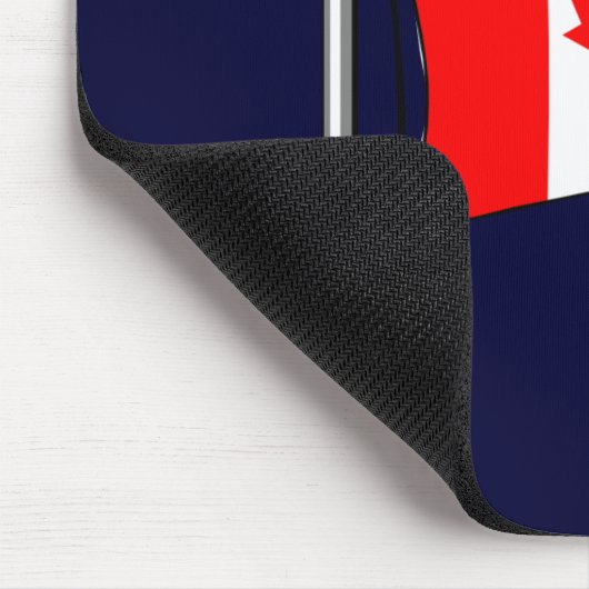 Canada: vlag van Canada mousepad Muismat (Hoek)