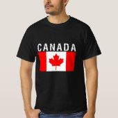 Canada, vlag van Canada T-shirt (Voorkant)