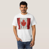 Canada Vlag Verbazingwekkend Fab Maple Leaf T-shir T-shirt (Voorkant volledig)