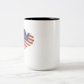 Canada vlag Verenigde Staten vlag Canadese onafhan Tweekleurige Koffiemok (Center)