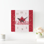 Canada, vlag vierkante klok (Huis)