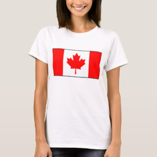 Canada Vlag x Map T-Shirt