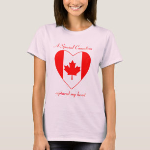 Canada Vlagenliefje T-Shirt