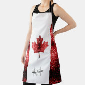 Canada vlaggen rode sparren Monogram Schort (Insitu)