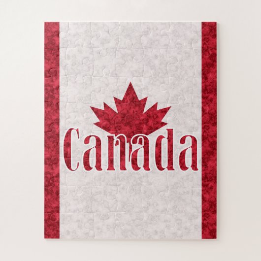 Canada, vlaggendouche legpuzzel (Verticaal)