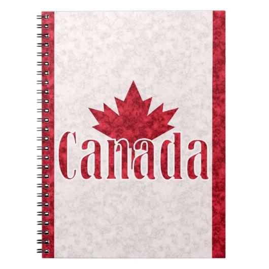 Canada, vlaggendouche notitieboek (Voorkant)