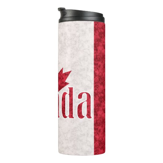 Canada, vlaggendouche thermosbeker (Geroteerd rechts)
