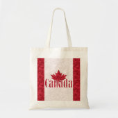 Canada, vlaggendouche tote bag (Voorkant)