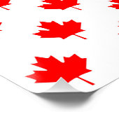 canada - vlaggensymbool : modelblad poster (Hoek)