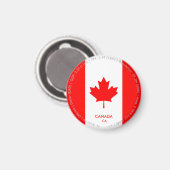 Canada Vlagmagneet Magneet (Voorkant / Achterkant)