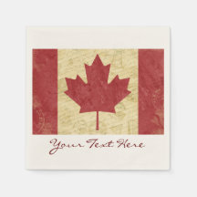 Canada Vlagpartij Napkins