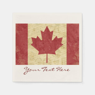 Canada Vlagpartij Napkins Servetten