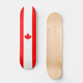 Canada-vlagskateboard Persoonlijk Skateboard (Voorkant)
