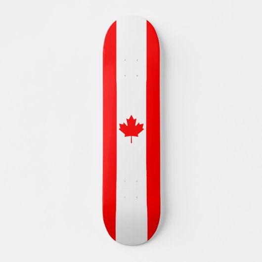 Canada-vlagskateboard Persoonlijk Skateboard (Voorkant)