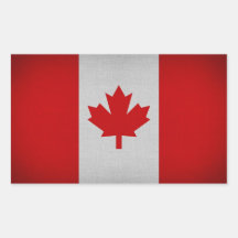 Canada Vlagsticker, Vinyl Reisstickers, Canadees