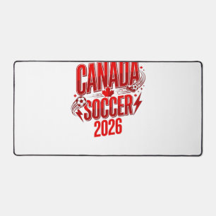 Canada Voetbal 2026 Voetbal Vet Land Typografie  Bureaumat