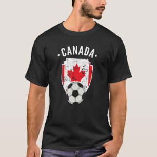 Canada Voetbal Canada Vlag Football Canadese Trots T-shirt