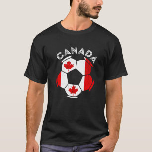 Canada Voetbal Canadese vlag Canada P T-shirt