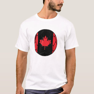 Canada Voetbal Flag Jersey Futbol Canadian Foo T-shirt