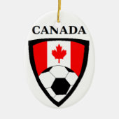 Canada Voetbal Keramisch Ornament (Voorkant)