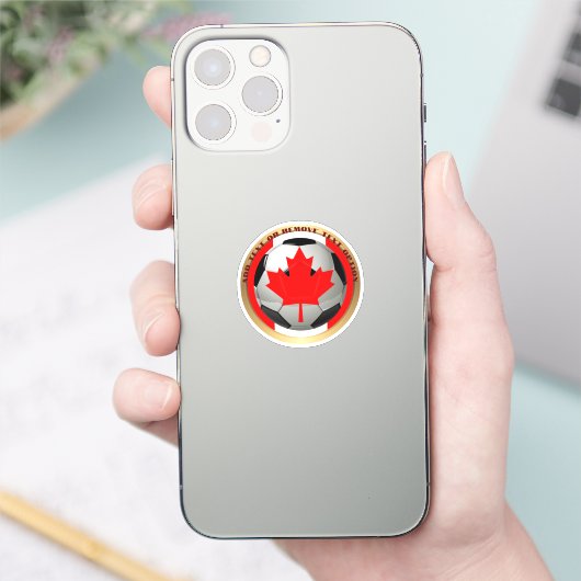 Canada Voetbal Sport Sticker (Telefoon)
