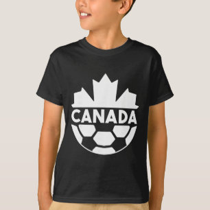 Canada Voetbalteam Sporten Vlag Esdoornblad Mannen T-shirt