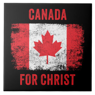 Canada voor Christus - Patriottisch Christelijk Ge Tegeltje