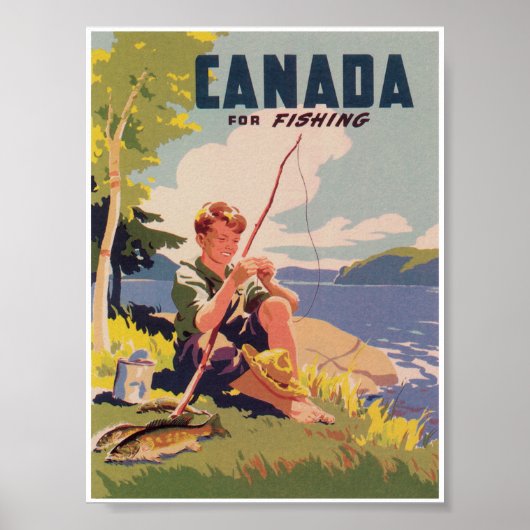 Canada voor het Poster voor Geviste reizen (Voorkant)